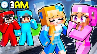 Crystal is SLEEPWALKING At 3AM In Minecraft [upl. by Jezrdna643]