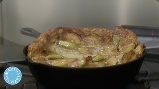 Recipe for a OnePan Apple Pancake  Martha Stewart [upl. by Spratt]