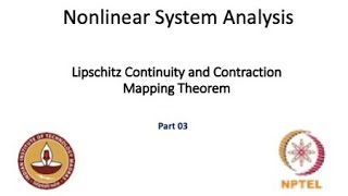 Lipschitz Continuity and Contraction Mapping TheoremPart 03 [upl. by Eidderf]