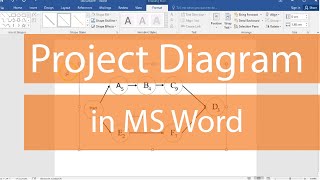 Creating Project Network Diagrams in Microsoft Word [upl. by Rialb131]