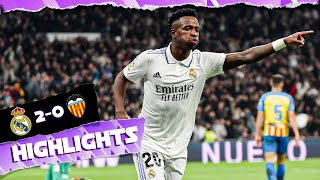 Real Madrid 20 Valencia  HIGHLIGHTS  LaLiga [upl. by Neo]