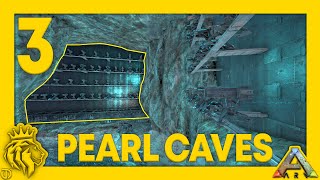 TOP 3 Pearl Caves W Full Base Designs  For All Tribes  ARK Survival Evolved [upl. by Hahsi]