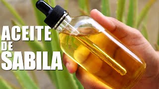 Como Hacer Aceite de Sabila  Aloe Vera [upl. by Yllier]