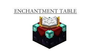 How to Craft Enchantment Table MINECRAFT [upl. by Freemon]