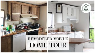 UNBELIEVABLE SINGLE WIDE MOBILE HOME RENOVATION  Before and After  Mobile Home Investing [upl. by Keverian]