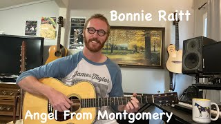 Bonnie Raitt  Angel From Montgomery Guitar Lesson  Fingerstyle TAB [upl. by Krispin922]