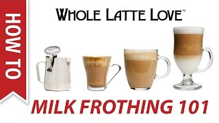 Milk Frothing for Beginners [upl. by Yaffit250]