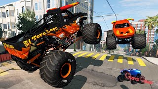 EL TORO LOCO MONSTER JAM MADNESS  Whos The Best El Toro Loco  BeamNG Drive [upl. by Mcleod212]