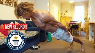 Real NO HANDS Push Up Challenge  New Record Can You Beat Me [upl. by Adnir832]