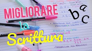 COME MIGLIORARE LA SCRITTURA 📝 SCRIVERE BENE [upl. by Nnylaf]