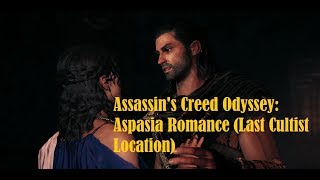 Assassins Creed Odyssey Aspasia Romance Last Cultist Location [upl. by Vasquez]