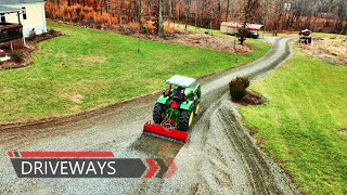 Regrading gravel drivewaytips tools and techiques explained [upl. by Elokkin]