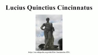 Lucius Quinctius Cincinnatus [upl. by Juana]