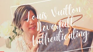 5 EASYTOSPOT FEATURES of an AUTHENTIC LOUIS VUITTON NEVERFULL BAG [upl. by Eciruam]