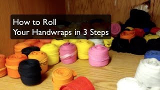 How to roll up handwraps [upl. by Sandor638]