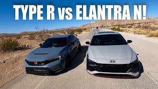 2023 FL5 Civic Type R vs 2022 Elantra N DCT RACE [upl. by Ttehr]