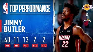 Jimmy Butlers MONSTER 40PT TripleDouble in Game 3 🔥  NBAFinals [upl. by Eelaras]