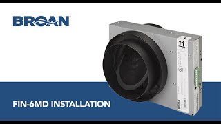 Broan® FRESH IN™ Motorized Supply Damper Installation Video [upl. by Iznik941]