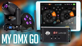 ADJ MyDMX GO Product Spotlight  The easiest way to CONTROL your DJ LIGHTS Wirelessly [upl. by Lewak462]