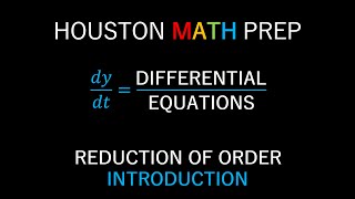 Reduction of Order Introduction [upl. by Lejeune]