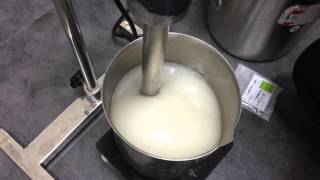 Xanthan Gum 2 powder wetting in water [upl. by Nwahsek]