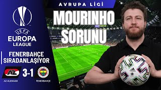 Mourinho kadroyu sıradanlaştırıyor  AZ Alkmaar 31 Fenerbahçe [upl. by Frederigo640]