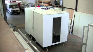 Mobile Catering Trailer Unit Manufacture time lapse [upl. by Ahsiki]