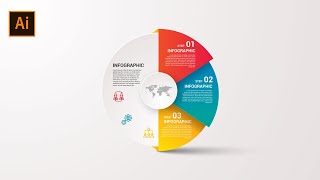 Create an infographic with minimalist designs in Illustrator CC [upl. by Andrel]