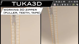 Working 3D Zipper  TUKA3D 2021 Feature [upl. by Nnylesor]