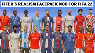 FIFERs Realism Facemod For FIFA 22 X EEP MOD PC [upl. by Godden118]