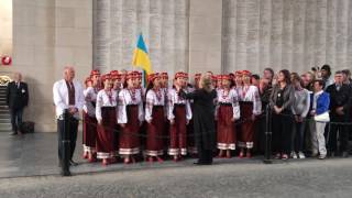 National anthem of Ukraine  Lvivchoir  Volkslied van Oekraïne Lvivkoor [upl. by Samtsirhc100]