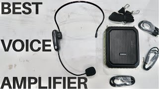 Wireless Voice Amplifier UNBOX amp REVIEW  Portable Bluetooth PA System With Wireless Microphone [upl. by Gainer]