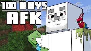 100 Days  AFK Minecraft [upl. by Negam991]