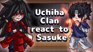 Uchiha Clan React To Sasuke  Gacha React [upl. by Ahsak]