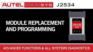 J2534 Use For Module Replacement and Programming [upl. by Kwan]