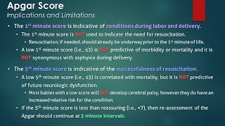 Apgar Score Implications and Limitations [upl. by Wolram574]