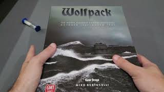 Wolfpack GMT Games  Unboxing [upl. by Mihalco743]