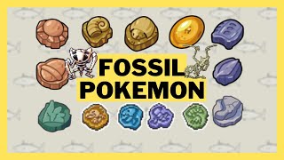 Every Fossil Pokemon Gen 1  8 [upl. by East]