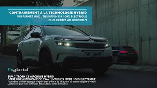 SUV C5 Aircross Hybrid  Technologie hybride rechargeable [upl. by Annaet]