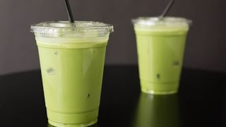 Copycat Starbucks Iced Matcha Latte Recipe [upl. by Hsejar]