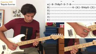 TEQUILA SUNRISE Cypress Hill Guitar Tutorial in 1 Minute [upl. by Hamal]