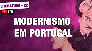 Modernismo em Portugal  Literatura  aula 22 [upl. by Keane]