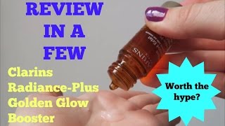 Clarins Radiance Plus Golden Glow Booster  Review in a Few  How To Gradual Facial Fake Tan [upl. by Feodora]