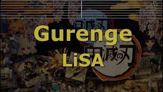 Karaoke♬ Gurenge  LiSA Demon Slayer [upl. by Duthie668]