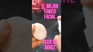 Agua de arroz  mejor tonico facial [upl. by Zorine]