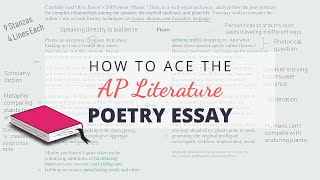 How to Ace the AP Lit Poetry Essay  Annotate With Me [upl. by Abshier]