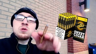 Al Capone Sweet Cognac Dipped  Cigarillo Review [upl. by Sweet]