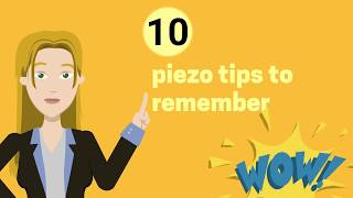 10 piezo tips by Sonitron [upl. by Nottage546]