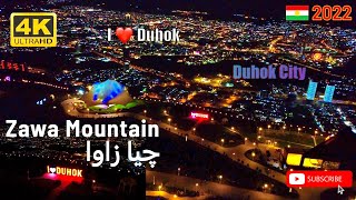 Zawa Mountain 4K Drone Duhok City KURDISTAN [upl. by Alekehs]