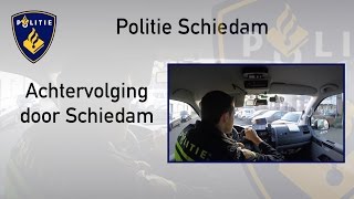 Politie PRO247 Achtervolging door Schiedam [upl. by Auhsot]